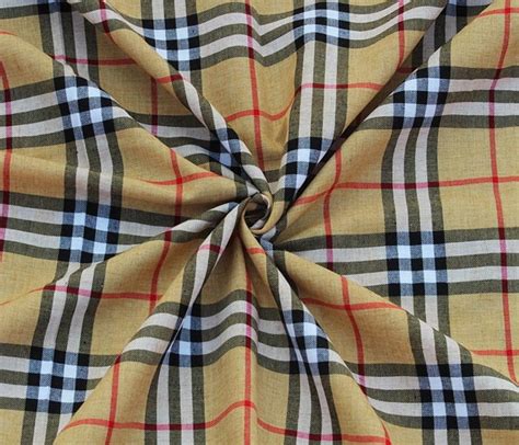 where does burberry get their fabric